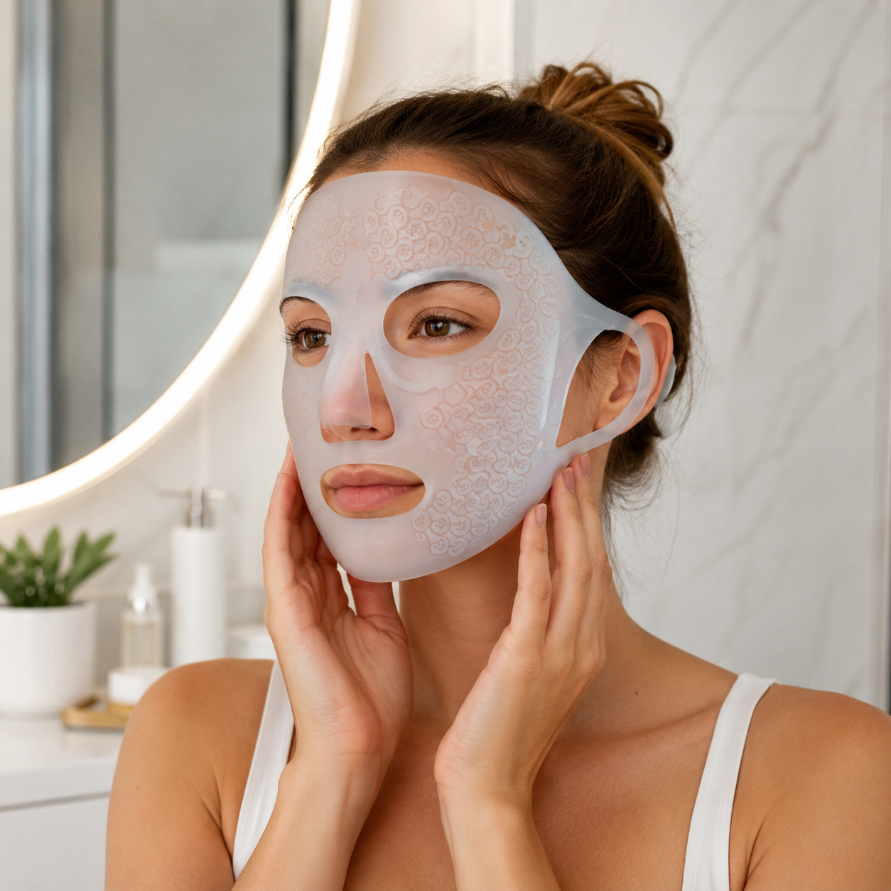Electric Facial Massage Mask Skincare Device